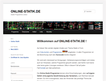 Tablet Screenshot of online-statik.de